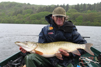 Chris Bolton with a fine Scottish pike